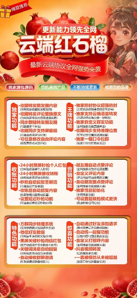 云端转发红石榴月卡激活码-云端转发软件红石榴官网